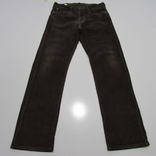 Levis 751 Corduroy Regular Fit straight leg Stretch Brown W 32 / L31 SKU M17911 - Picture 4 of 13