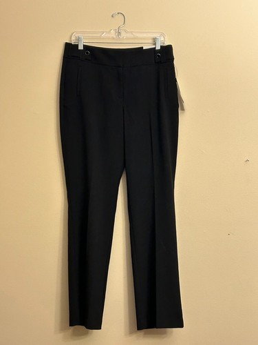 NWT Larry Levine Women's Dress Pants Black Size 10 - Picture 11 of 16