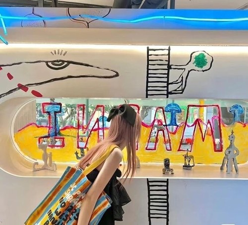 MARNI Novelty GIFT tote bag Shanghai Limited Striped Canvas - Picture 11 of 13