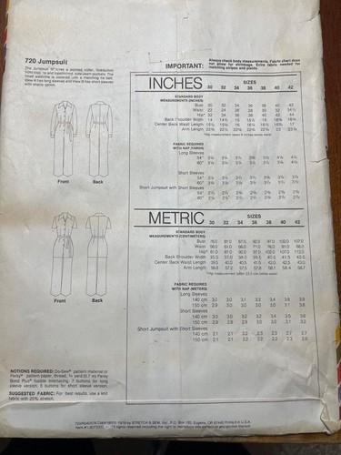 $1 & up $4.99 ship STRETCH & SEW UNCUT PATTERNS ANN PERSON MULTISIZE BUILD A LOT - Picture 30 of 42