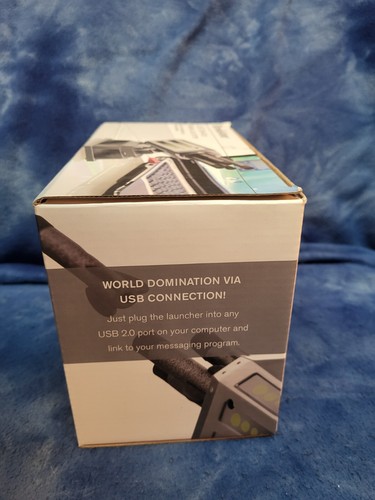 Brookstone USB Computer Desktop Foam Missile Launcher New in Open Box - Photo 6/10