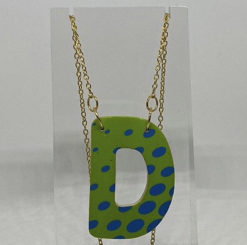 Großer Buchstaben Anhänger 90’er Muster, Vintage Spielzeug Kettenanhänger. Große 20 Zoll - Bild 9 von 82