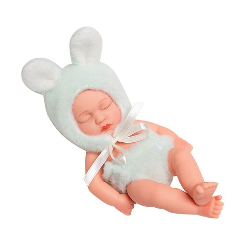Mini Reborn Baby Puppen Weiche Puppe Ganzkörper Silikon Realistische Neugeborene - Bild 23 von 47