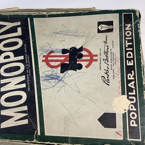 Monopoly Popular Edition 1954, Everything For Four Players, Instructions, Rough - Picture 18 of 19