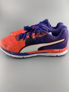 puma ignite orange blue