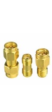 SMA Adapter Kit Male/Female to Male/Female RF Coax Coaxial Connector Kit 3 Pcs