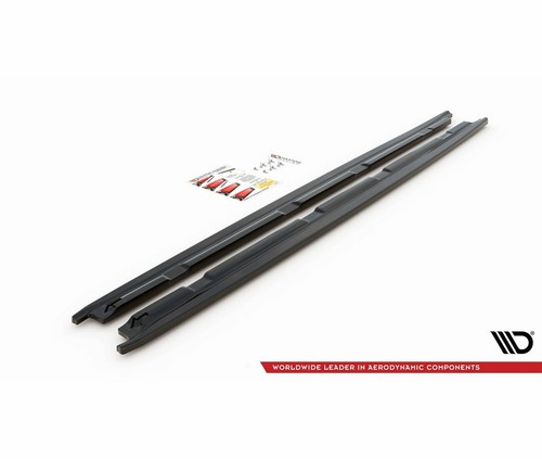 CUP Seitenschweller Ansätze SCHWARZ für Skoda Octavia MK3 FL Skirts Schweller - Bild 5 von 7