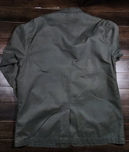 Mens Sz Large Cabelas Safari Field Jacket Dark Green Shooting Hunting Shaket - Picture 2 of 3