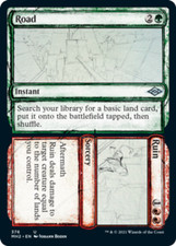 Road // Ruin - Showcase X4 (Modern Horizons 2: Alternate Frame) MTG (NM) *CCGHou