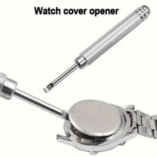 Watch Back Cover Opener Stainless Steel Metal Watch Battery Removal Repair Tool