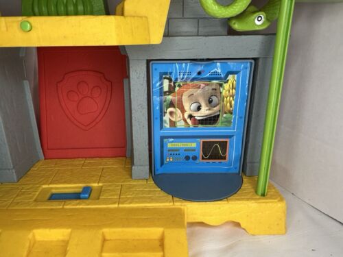 Paw Patrol Monkey Temple Playset With Tracker + Pups + Vehicles - Picture 4 of 12