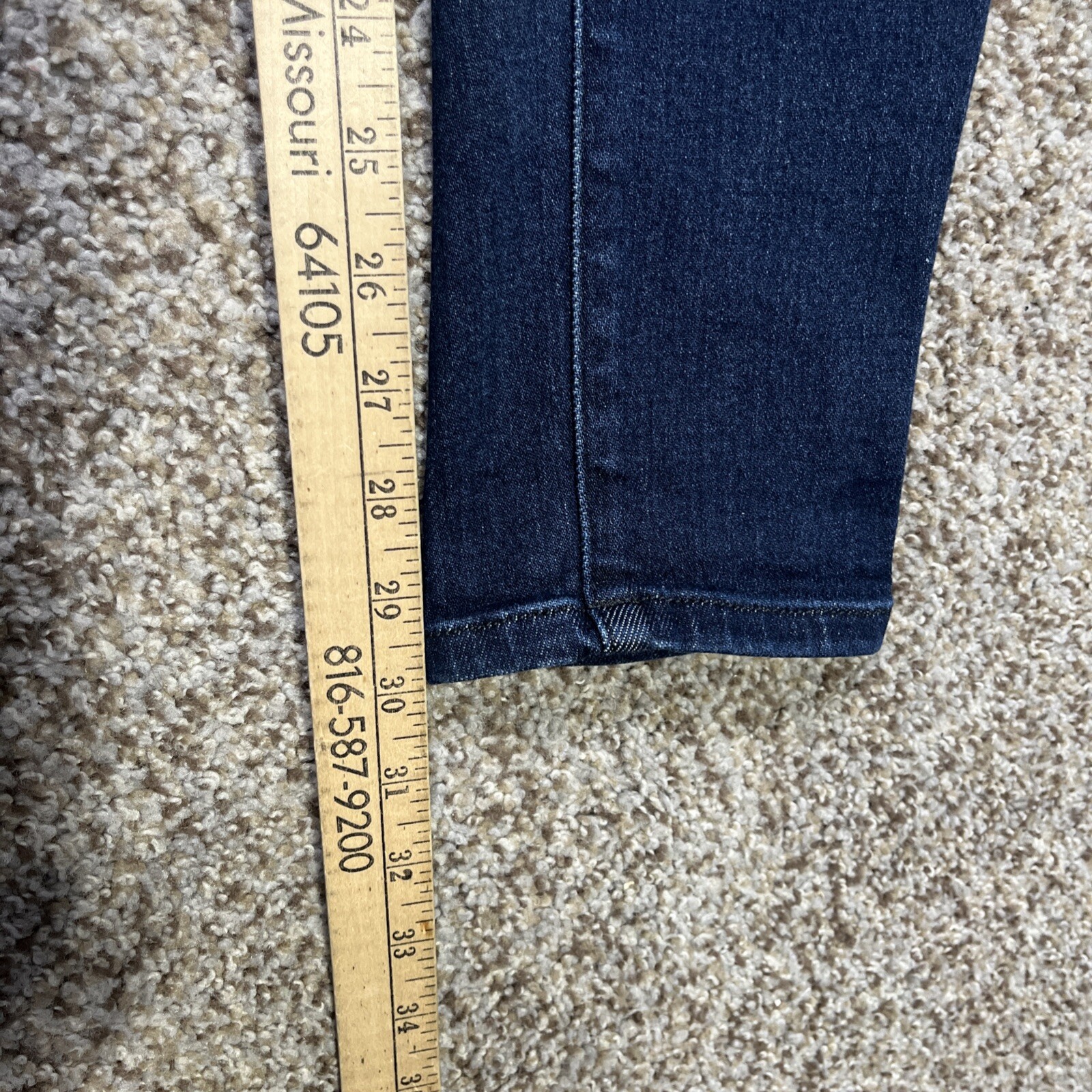 KanCan Dark Wash High Rise Button Fly Jeans #144635 Size 11/29 (30x30) - View 10