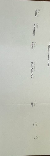 Ray-Ban Classic Aviator Gold Arista Framed Sonnenbrille - Grün - Bild 11 von 11