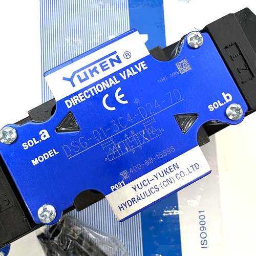 NEW Directional Control Valve For Yuken DSG-01-3C4-D24-70 DSG013C4D2470 - Picture 2 of 10