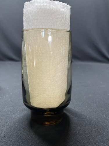 8 Vintage Drinking Glasses Tawny Brown 5.5" Ice Tea Water Glass - Picture 3 of 8