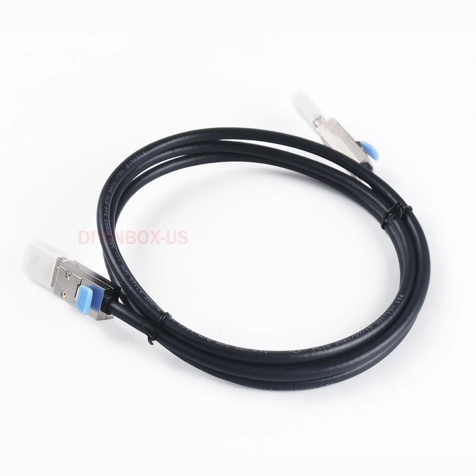2M External Mini SAS 26pin SFF-8088 Male to Male M/M High Speed Data Cable 6.6FT - Image 3 of 4