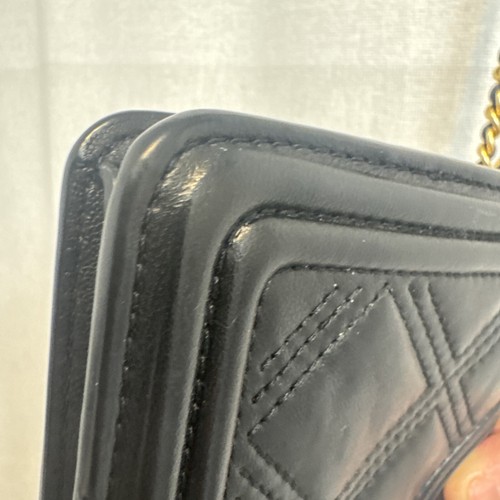 TORY BURCH Fleming No Tassel Chain On Wallet Clutch Crossbody Authentic - Picture 11 of 20