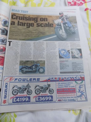  MCN/25,2,2004/Suzuki GSX-R750/Benelli TNT/ Suzuki GSX1400/XT660/VN2000/ - Picture 5 of 11