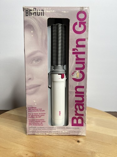 Braun Curl N Go 3/4” Barrel Cord-Free Cordless Curling Iron GCC 50 Vintage - Picture 1 of 7