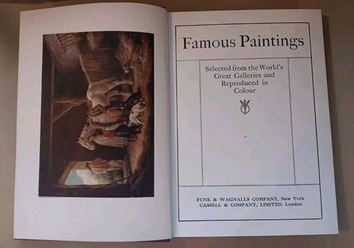 FAMOUS PAINTINGS Selected from Worlds Great Galleries VINTAGE Art Book 2 Vol Set - Picture 12 of 24