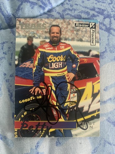 Kyle Petty autographed 1996 Teaks auto racing trading card #35 - Picture 1 of 2