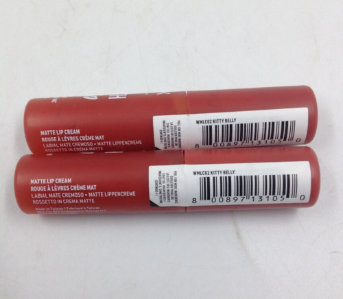 NYX Professional Makeup Smooth Whip Matte Cream Lipstick Kitty Belly Lot 2 - Picture 8 of 8