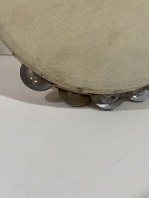 ⑦ スマイル 様 tambourine VINTAGE TAMBOURINE WITH DOUBLE ROW CYMBALS (17) | eBay