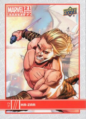 Marvel Annual 2022 Base Card #42 Ka-Zar | eBay