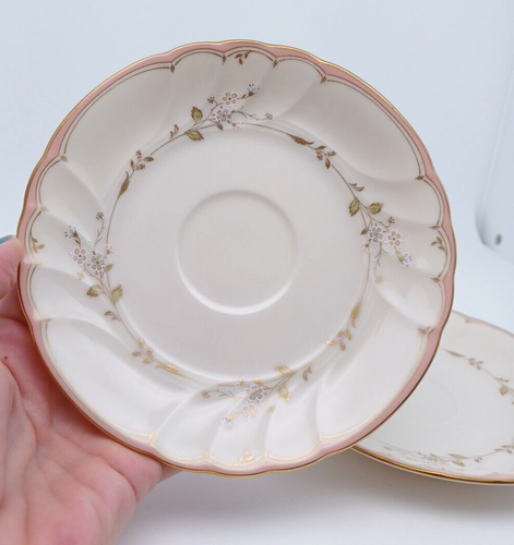 Mikasa Fine Ivory China Monticello Saucer Set of 2 L9777 - Picture 3 of 8