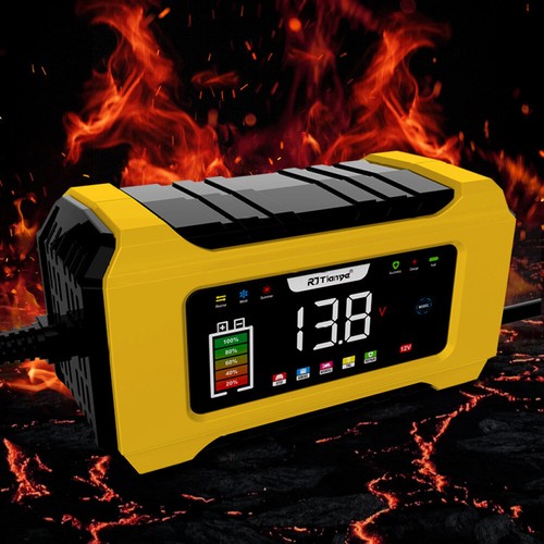 Cargador de Batería Inteligente Coche Impulso Reparación Cargador de Conservación 12V 6A - Imagen 6 de 9