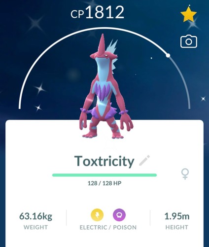 NEW Shiny Toxtricity (Amped/Lowkey) Pokémon Go
