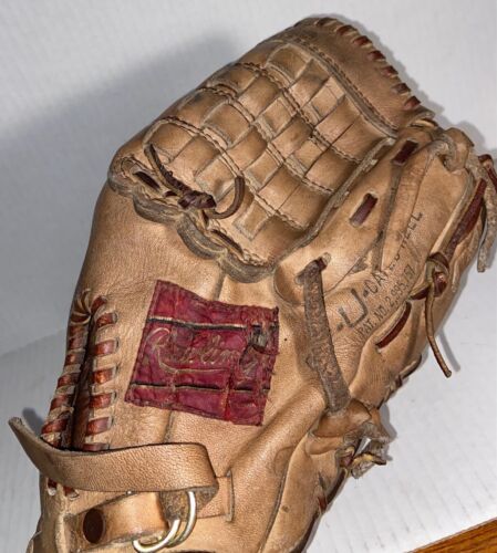 Vintage JOE RUDI MODEL GJF7 RAWLINGS BASEBALL LEATHER GLOVE- X2 - Picture 2 of 12