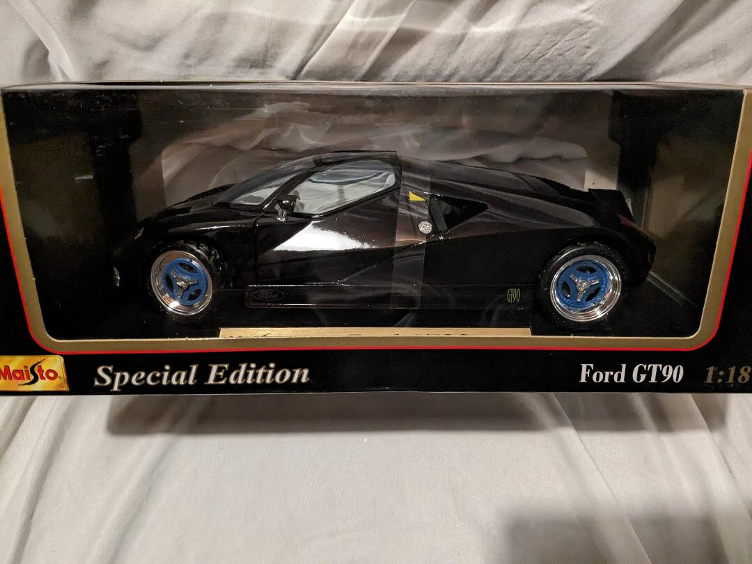 maisto 1:18 diecast, Ford GT90, Black, | eBay