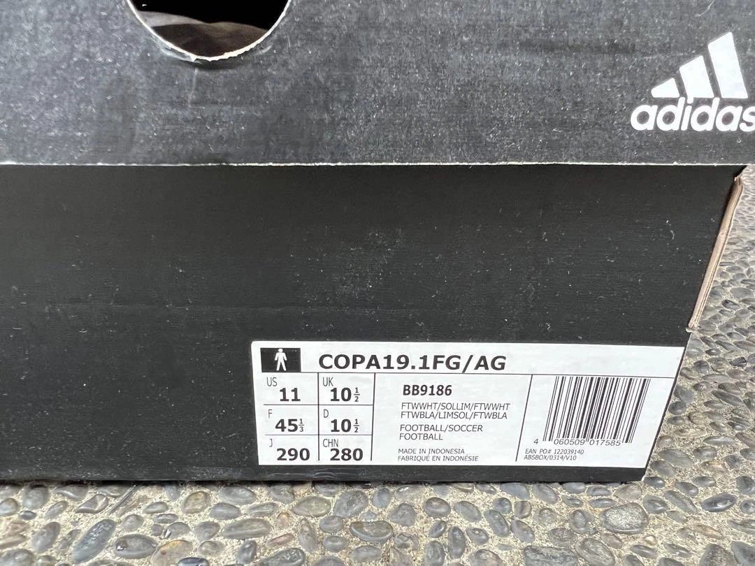 Adidas Copa 19.1 AG/FG US 11 Soccer Cleats