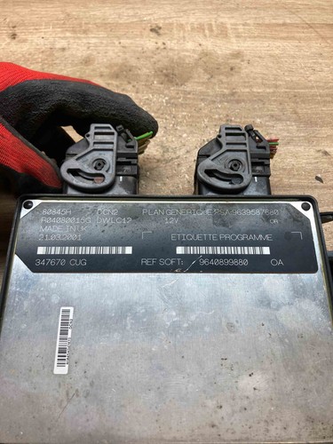 9640899880 9639587680 Peugeot 206 Motor ECU Unidad de Módulo Lucas - Imagen 5 de 7