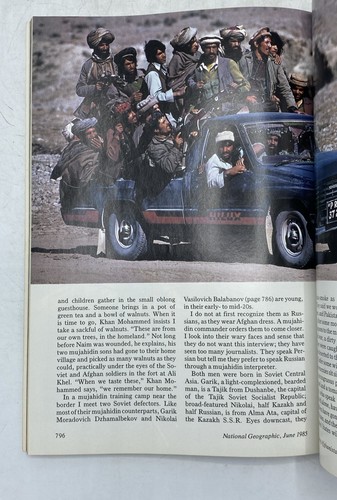 National Geographic Magazine Afghan Girl Eyes Vol. 167 No. 6 June 1985 Nat Geo - Picture 8 of 11