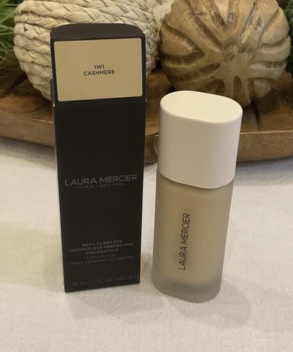 Laura Mercier Real Flawless Perfecting Foundation 1W1 CASHMERE 30mL NEW