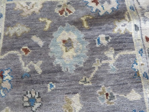 3 x 5'1 Hand Knotted Gray Oushak Oriental Rug G14195 - Picture 5 of 12
