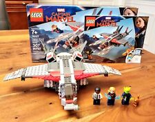 LEGO 76127 Captain Marvel & Skrull Attack Complete Box Instructions 4 Minifigs
