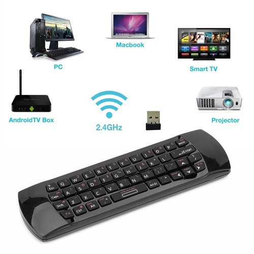 Mini Wirless Air Mouse Keyboard With IR Remote Control PC Teclado For Tablet - Picture 3 of 22