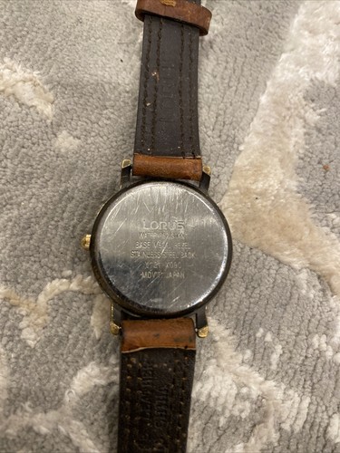 Women's Lorus Brushed Bronze Mickey Mouse Watch Lotus Quartz READ DESCRIPTION - Picture 4 of 5
