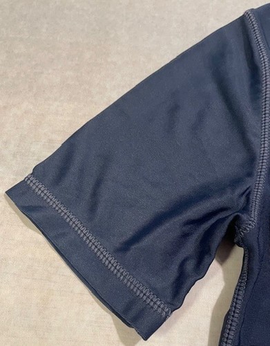 GAP Kids Swim Rash Guard, Short Sleeve, Navy Blue/Graphics, Size: L (10-11) USED - Picture 6 of 9