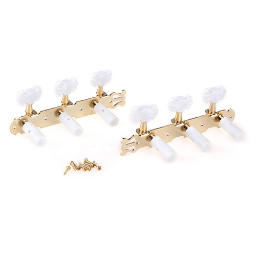 Musiclily Pro Oro 3 En Una Placa Guitarra Clásica Lyra Máquina Cabezales Clavijas de Afinación - Imagen 2 de 5