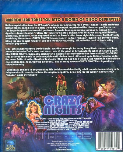 Crazy Nights (Follie di Notte) starring Amanda Lear (Blu-ray) - Bild 2 von 2