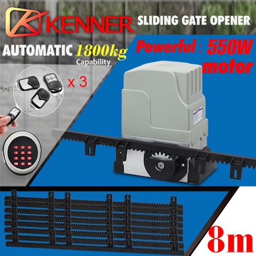KENNER Electric Sliding Gate Opener 1800KG Automatic Keypad Remote Hardware - Picture 16 of 17