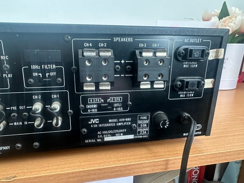 JVC 4VN 880 4 ch lntergrated amplifier fully serviced 27/03/25 - Picture 11 of 11
