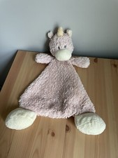 Demdaco Pink Unicorn Lovey Lovie Security Blanket Plush Floppy So Cute