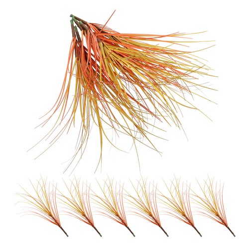 12pcs Artificial Plant Stems Simulation Decorations Diy Bouquet Faux Plant Stem - Imagen 6 de 14