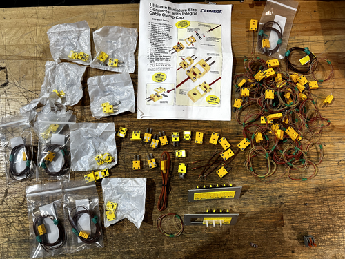 Lot of 55 Thermocouples *misc manufactuerer*