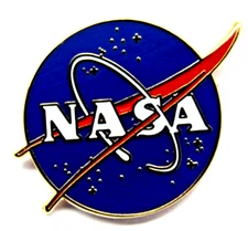 NASA Logo Enamel Lapel Pin Space Mission Explorer Collectible Souvenir